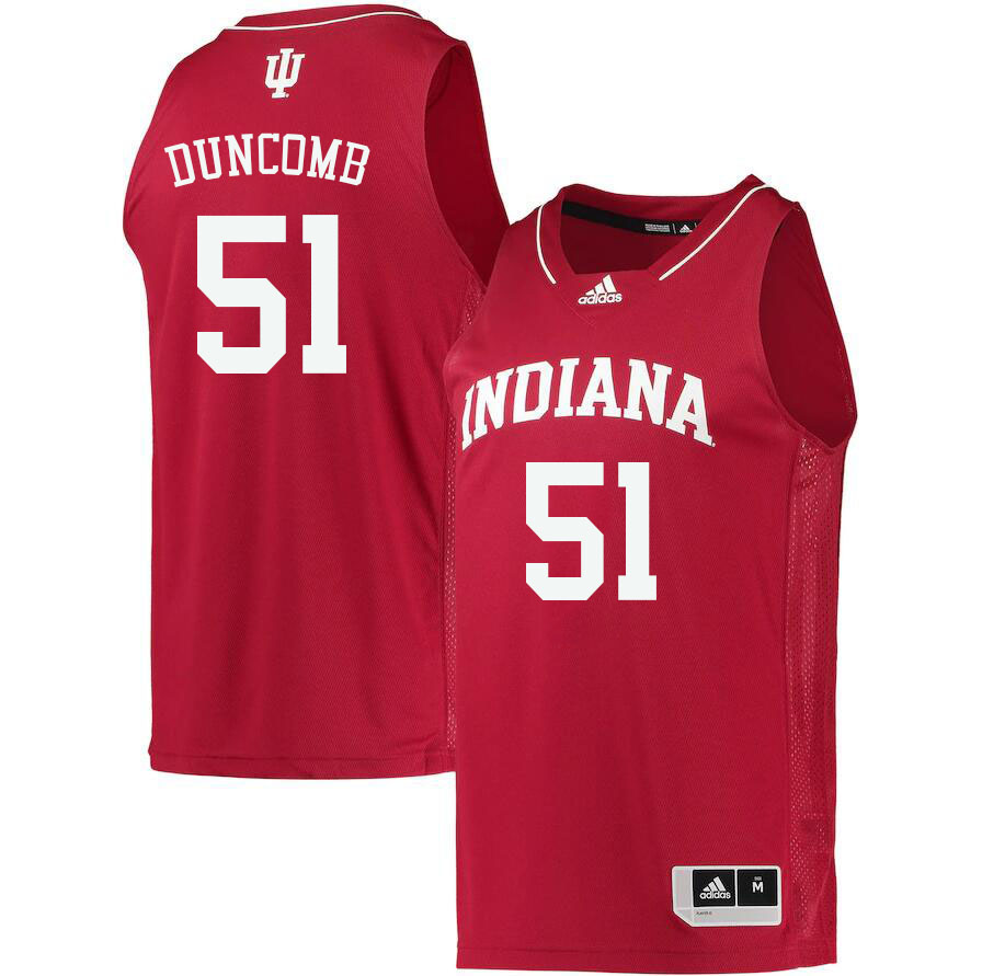 Men #51 Logan Duncomb Indiana Hoosiers College Basketball Jerseys Sale-Crimson - Click Image to Close
